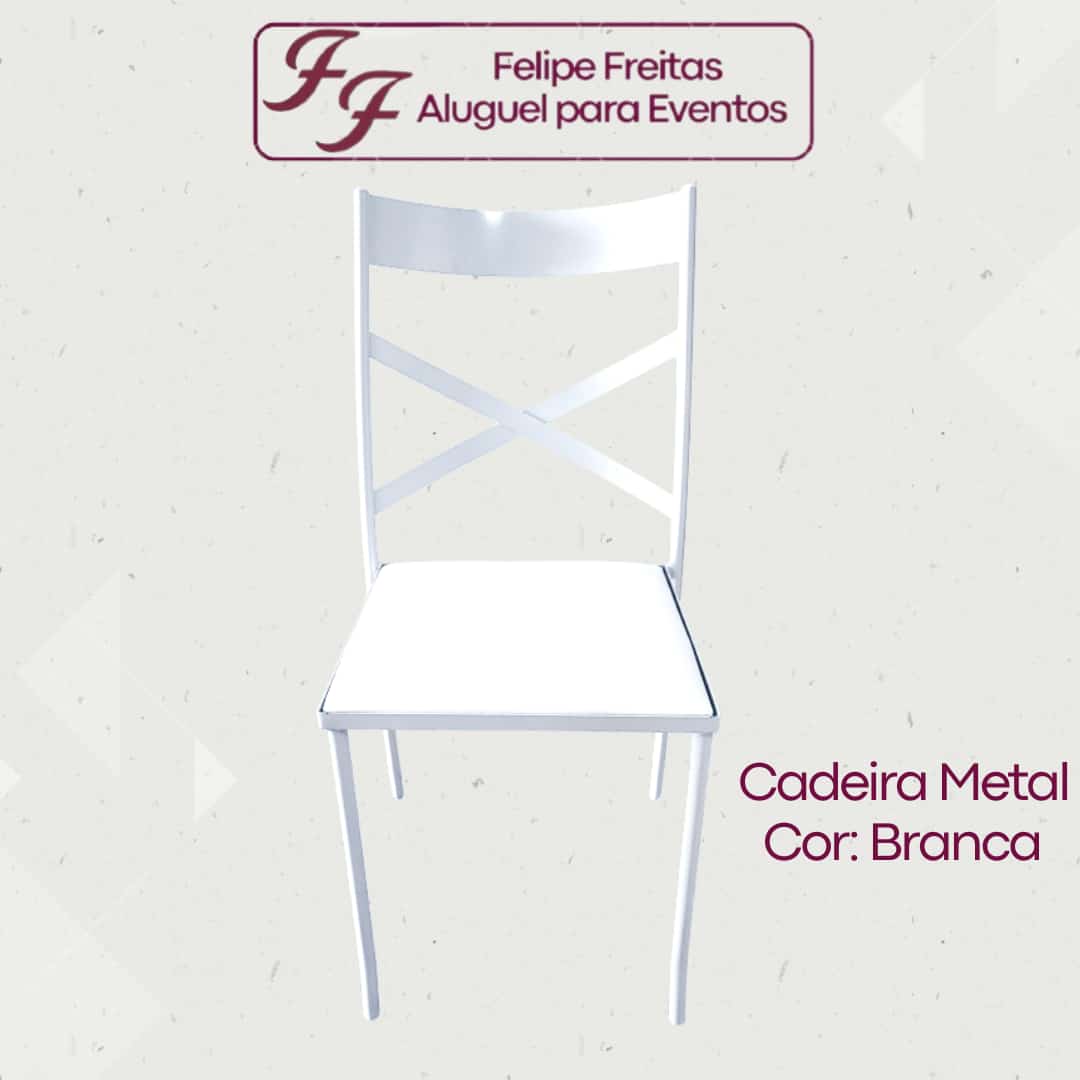 Cadeira Metal – Branca